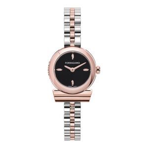 Ferragamo Gancino Bracelet Watch Two Tone Womens